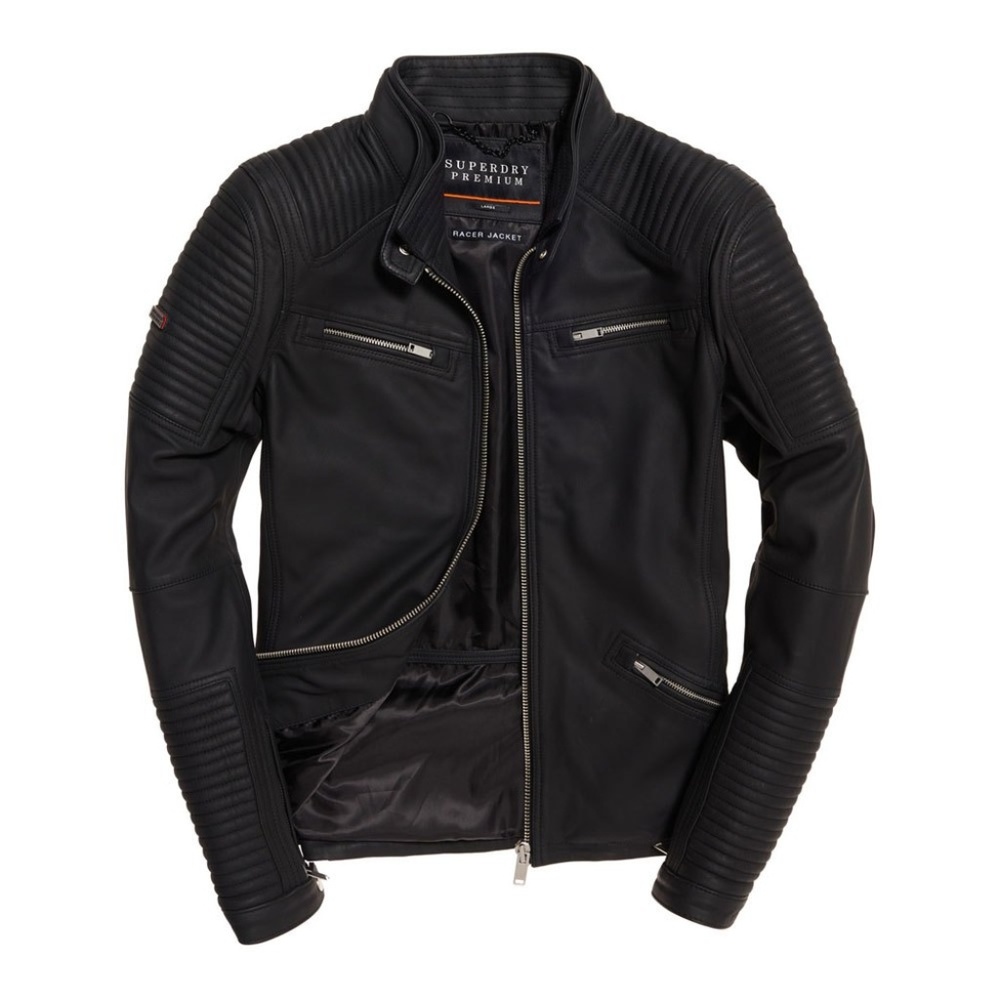 Superdry Premium Leather Racer Jacket